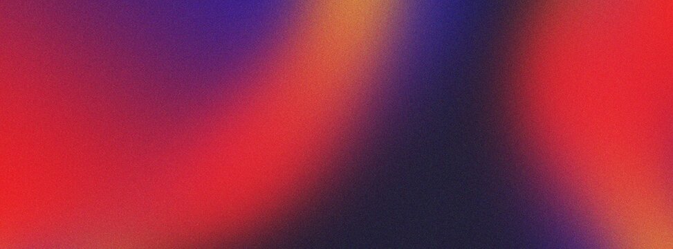 Abstract red purple orange gradient background with grainy texture for artistic design projects and digital presentations showing smooth vibrant color blends.