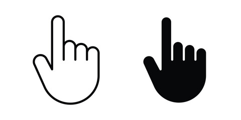 Obraz premium Hand pointer icon