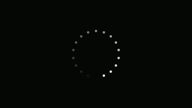 Loading - circle Modern loading animation. Circular loading indicator , loading and buffering icon animation-looped 