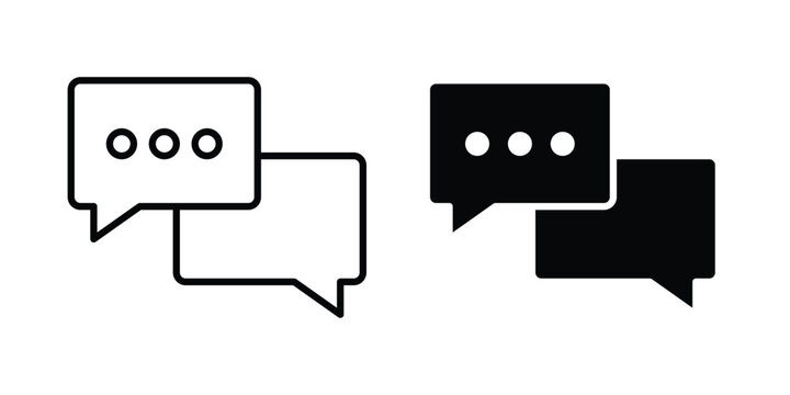 Talk bubble speech icon