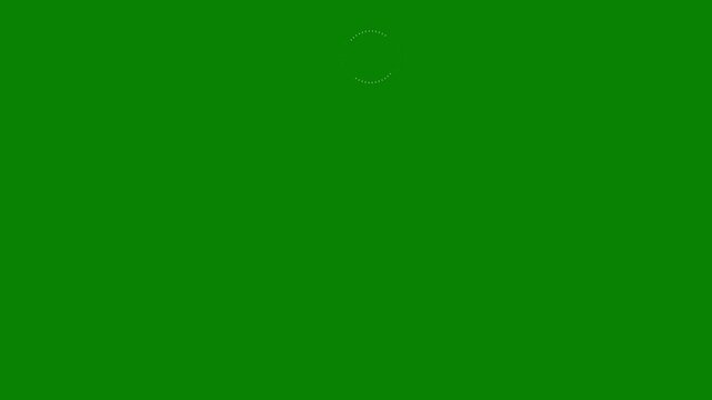 shape Motion Graphic 4K Effect circle burst green Background ,Exploding circle burst animation with glowing spark trails, fireworks blasts, and sparkling ellipse trails