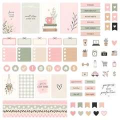 Obraz premium planner sticker design