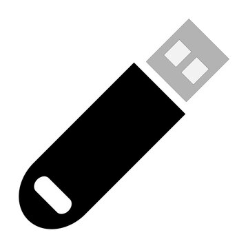 USB Pendrive Icon Vector Illustration