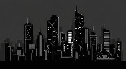 Obraz premium new york city skyline