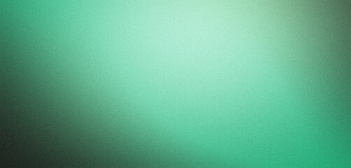 Obraz premium Emerald Sweep Gradient Background with Grainy Texture