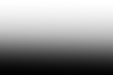 Abstract smooth gradient background with white to black transition isolated on transparent...