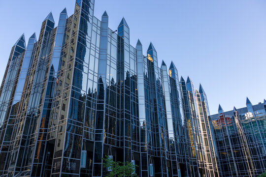 Three Ppg Place at Market Square in downtown Pittsburgh Pennsylvania USA