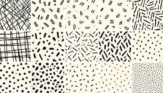 vector seamless pattern with dots