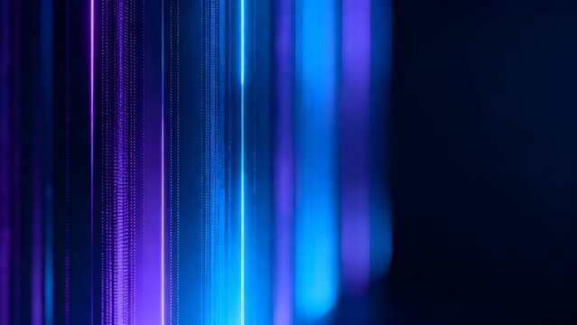 Abstract neon light patterns