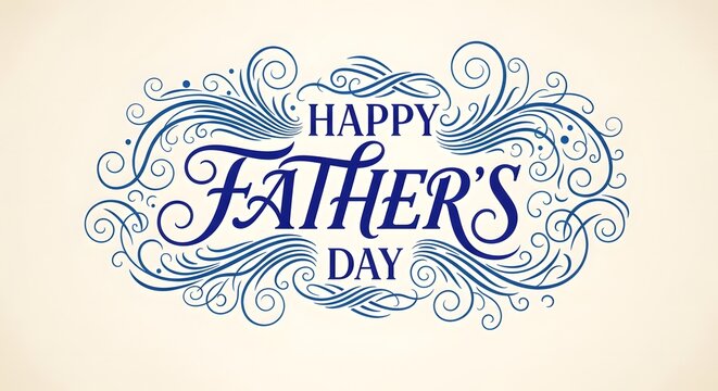 happy fathers day white background