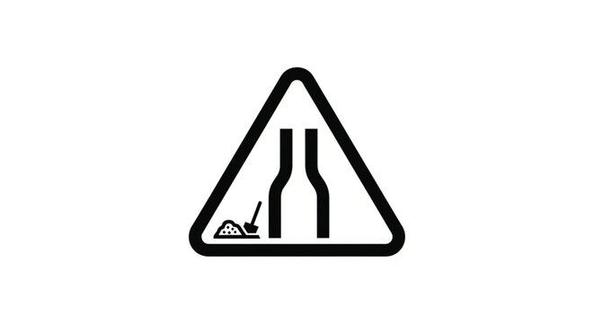 No Alcohol Drinking Sign Symbol.