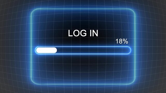 Log in form page. Website ui vector elements. Vector stock illustration.