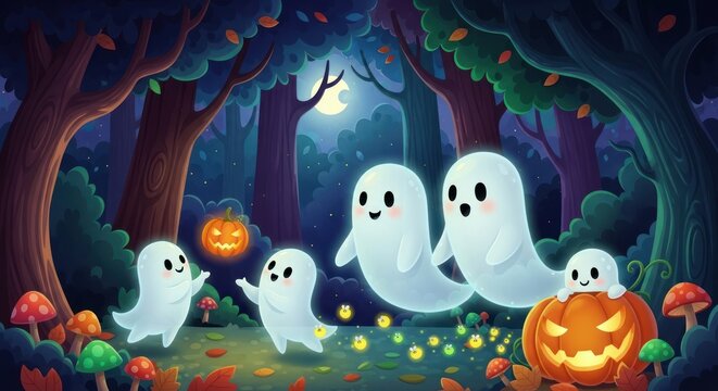 Ghosts in the forest.