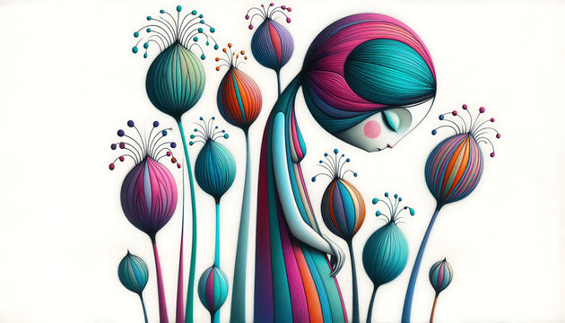 Damas del Jard&iacute;n de los Sue&ntilde;os Geom&eacute;tricos