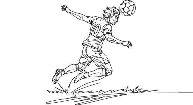 vector illustration of a man jumping