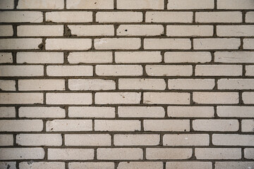 Fototapeta premium texture of a wall made from white bricks