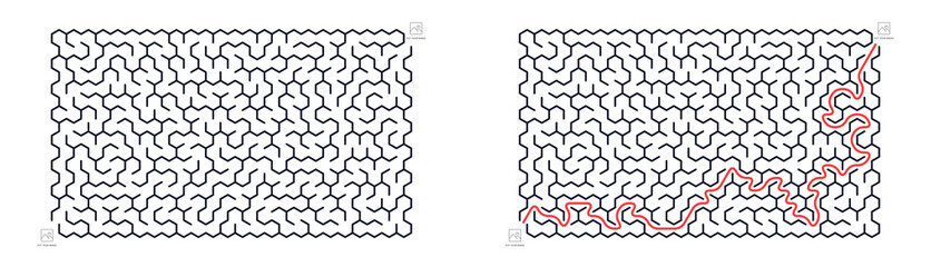 Holiday maze activity printable © Геннадий