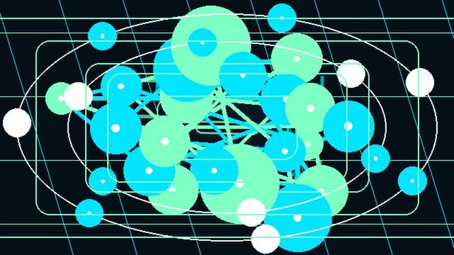 Abstract Artificial Intelligence Neural Network Animation 26
