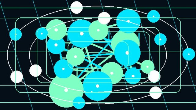 Abstract Artificial Intelligence Neural Network Animation 38