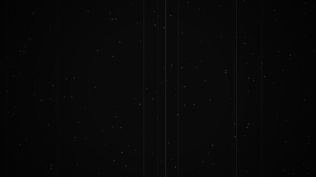 Vintage film frame with scratches dust and flickering grain thin white border on black background for retro cinema video transition overlay