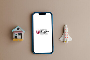 Naklejka premium Monte dei Paschi di Siena Historic Italian Bank Providing Financial Services, Banking Solutions, Wealth Management, and Investment Services