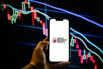 Naklejka premium Monte dei Paschi di Siena Historic Italian Bank Providing Financial Services, Banking Solutions, Wealth Management, and Investment Services