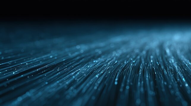modern business technology ecosystem represented through flowing blue digital pathways