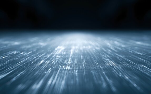 data driven decision making concept represented by luminous information pathways and strategic intelligence systems