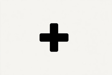 Fototapeta premium Plus icon simple