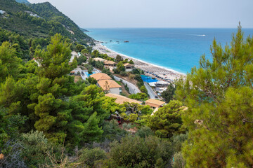 Fototapeta premium Kathisma Beach at Lefkada Island, Greece