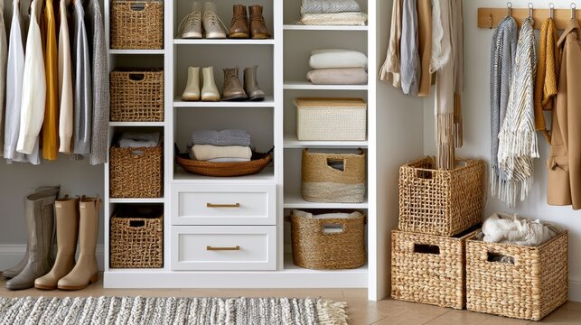 clever shelves, hidden hooks, and multi-use bins transforming closets and utility nooks
