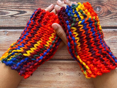 hand knitting - hand made wool accessories 