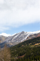 Obraz premium San Juan Mountains in Colorado at Million Dollar Highway between Durango, Telluride, Silverton and Ouray