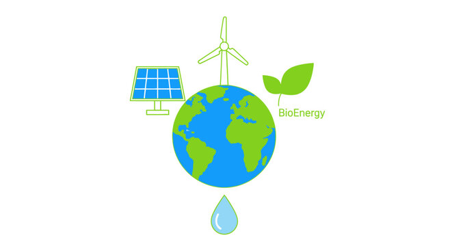 Renewable Energy Sources on Planet Earth: Solar, Wind, BioEnergy, Water