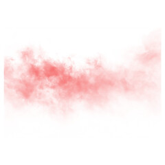 Fototapeta premium A vibrant pink smoke effect on a transparent background, creating a dynamic and eyecatching visual display