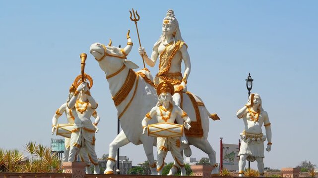 Lord Shiva Wedding Procession Statue at Mahakal Lok Corridor Ujjain