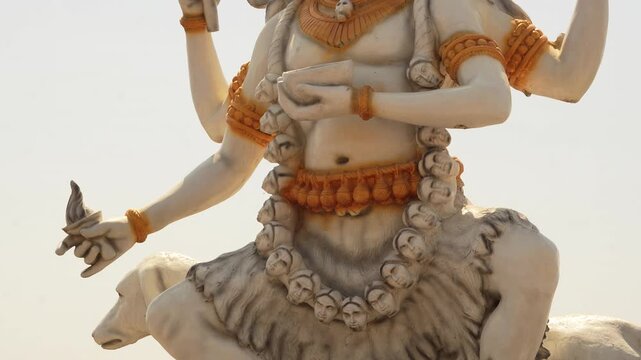 Religious Statue of Kaal Bhairava at Mahakaleshwar Lok Corridor