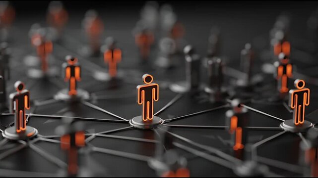 social network concept and computing technology cyber security , innovative Smart city and graphs with statistics to analyze business potential and predict future developments in company growth.