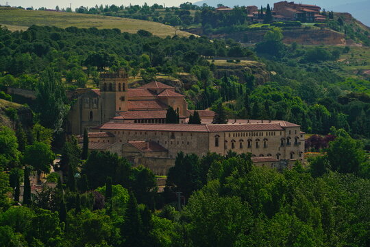 Monastery of Santa Mar&iacute;a del Parral, Segovia, Spain. Picture taken from the Mirador de la Pradera de San Marcos (public). 42mp high resolution