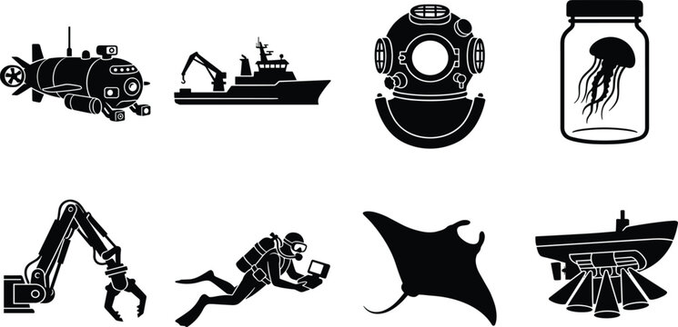 Telemedicine and digital health icon set featuring online doctor consultation smartwatch heart rate medical drone rx prescription silhouette vector.eps,