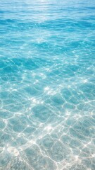 Fototapeta premium Crystal clear turquoise ocean waves mobile wallpaper