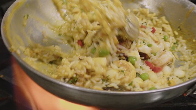 Seafood Rice Preparation &ndash; Step-by-Step Cooking Video