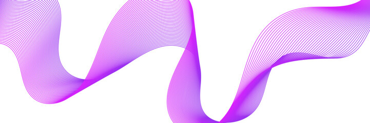 Fototapeta premium Abstract Purple Gradient Wave Background. Abstract purple wave ribbon background with flowing fluid shapes, soft gradient curves, smooth motion and modern flow., and decorative banner design.