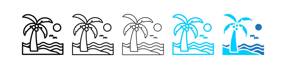 Beach defferent icon © Sukron
