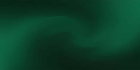 Obraz premium Smooth and elegant dark green gradient background banner. Perfect for luxury branding, minimalist backdrops, eps10