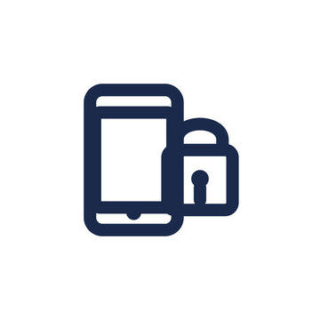Two factor authentication icon &mdash; 2FA security outline vector