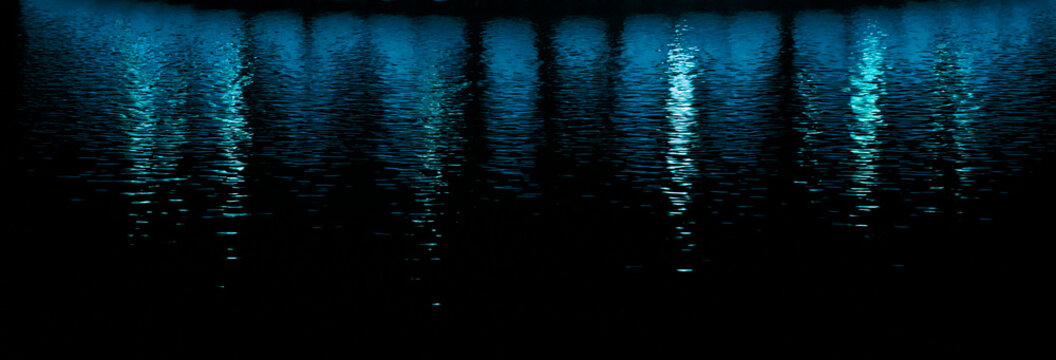 Aqua reflection of lake water