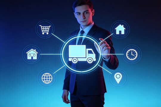 Business logistics digital interface