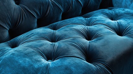 Obraz premium close up of velvet sofa texture with natural light and shadows generative ai