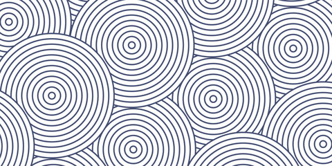 Fototapeta premium Seamless Japanese wave pattern in blue and white, inspired by traditional Seigaiha design, perfect for textiles, backgrounds, and decorative projects